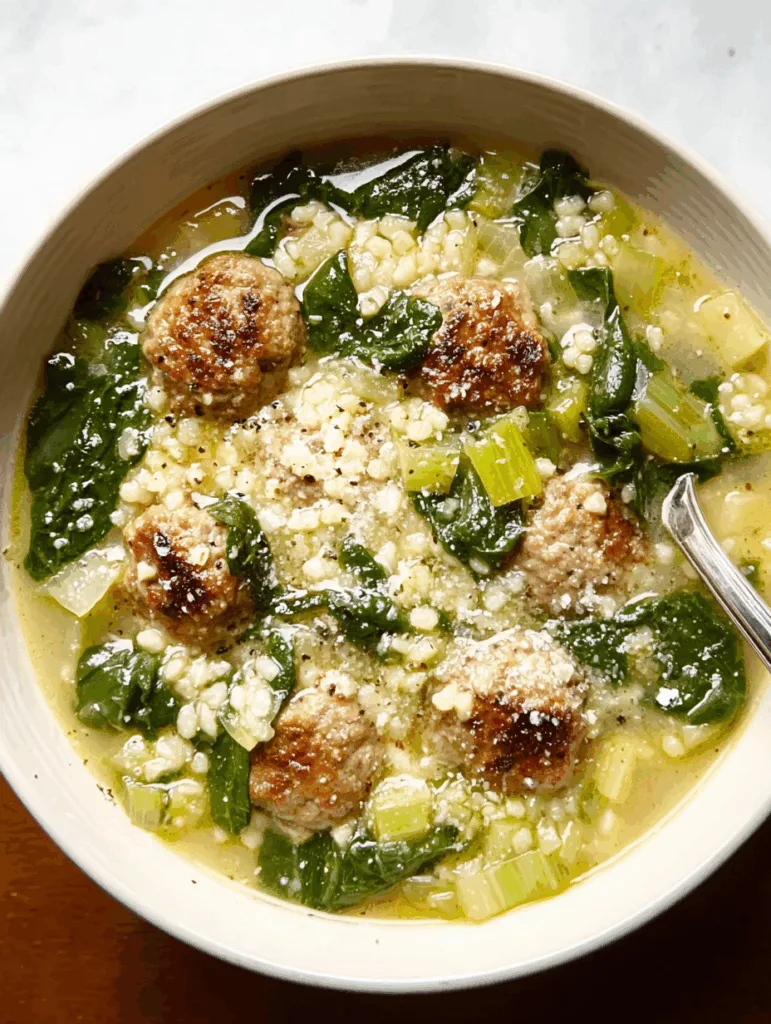 One-Pot Italian Wedding Soup