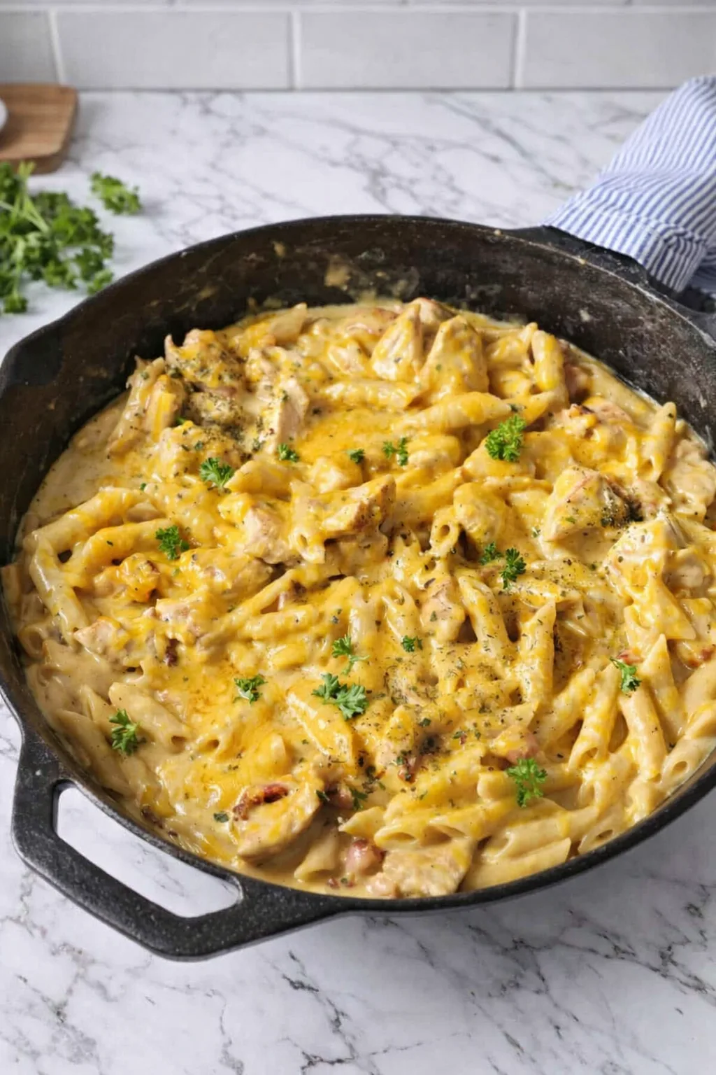 The Best Crack Chicken Penne Recipe