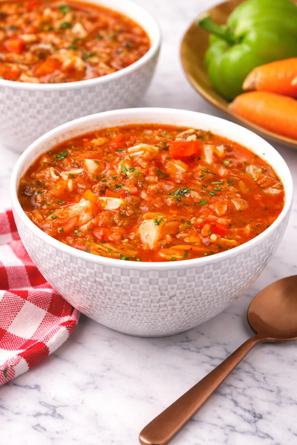 Crockpot Cabbage Roll Soup