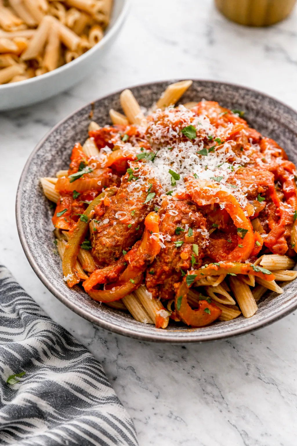 Slow Cooker Sausage and Peppers