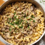 Budget Ground Beef Stroganoff