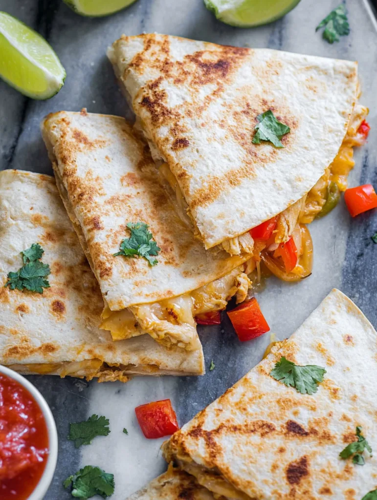 Kid-Friendly Cheesy Chicken Quesadillas (Easy 30-Minute Recipe)