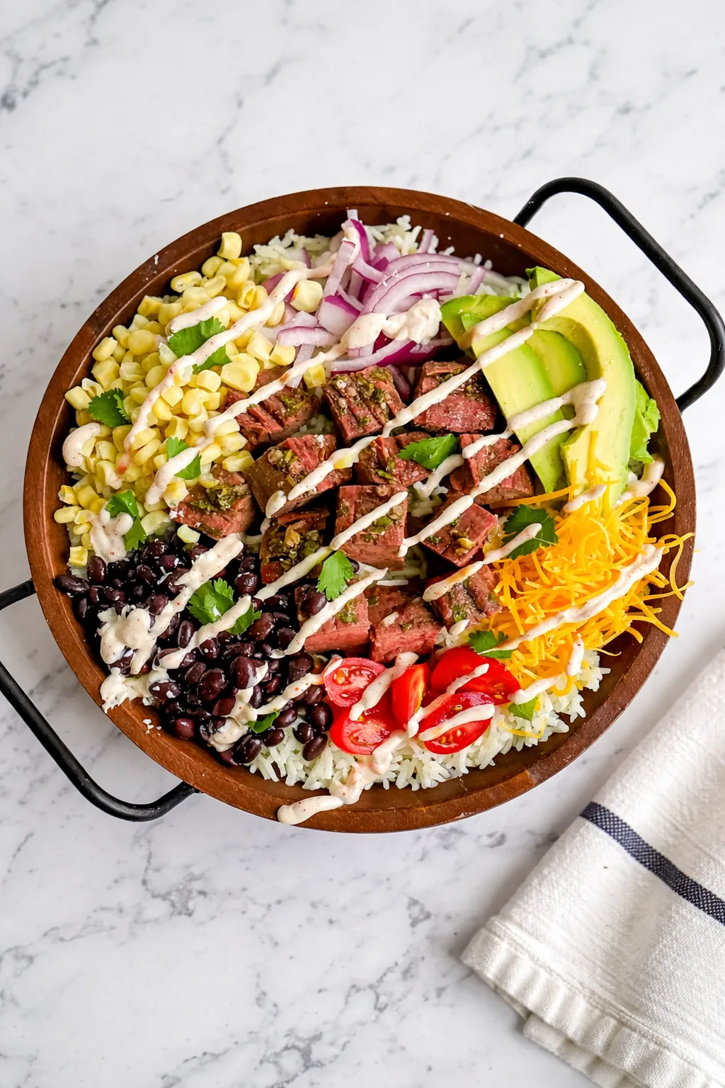 Cilantro Lime Steak Bowls
