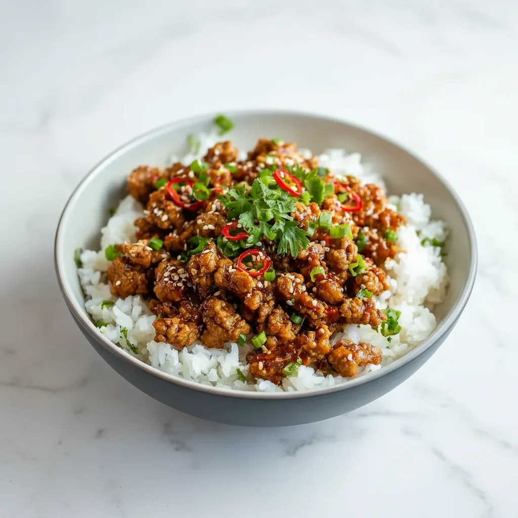 Honey Garlic Ground Turkey Recipe
