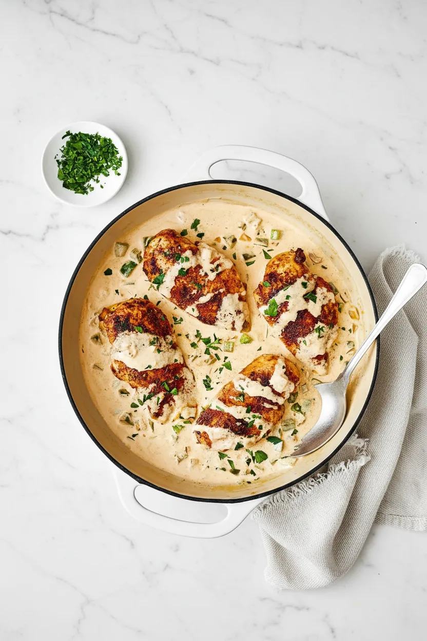 Creamy Cajun Chicken Breasts