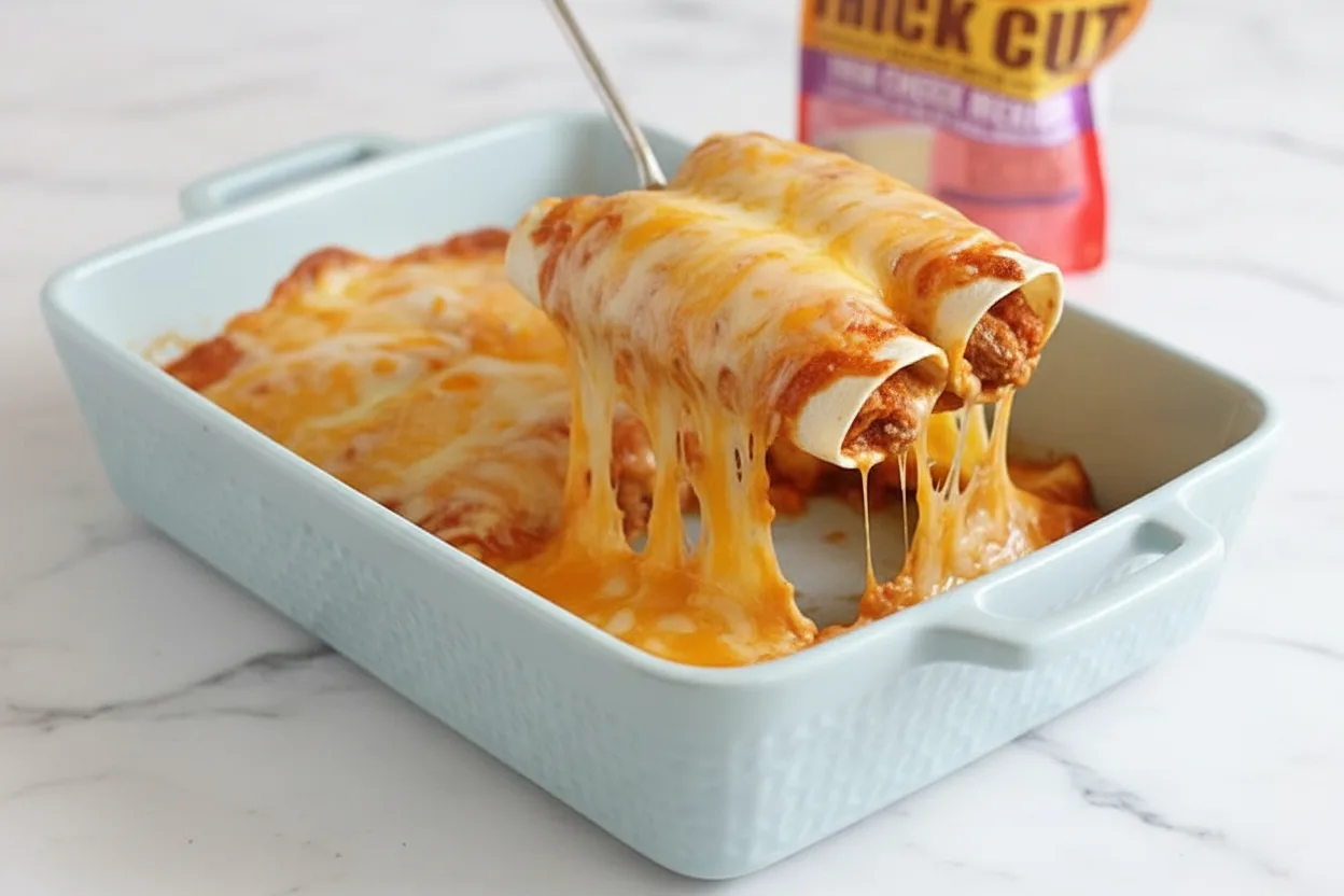5-Ingredient Beef Enchiladas