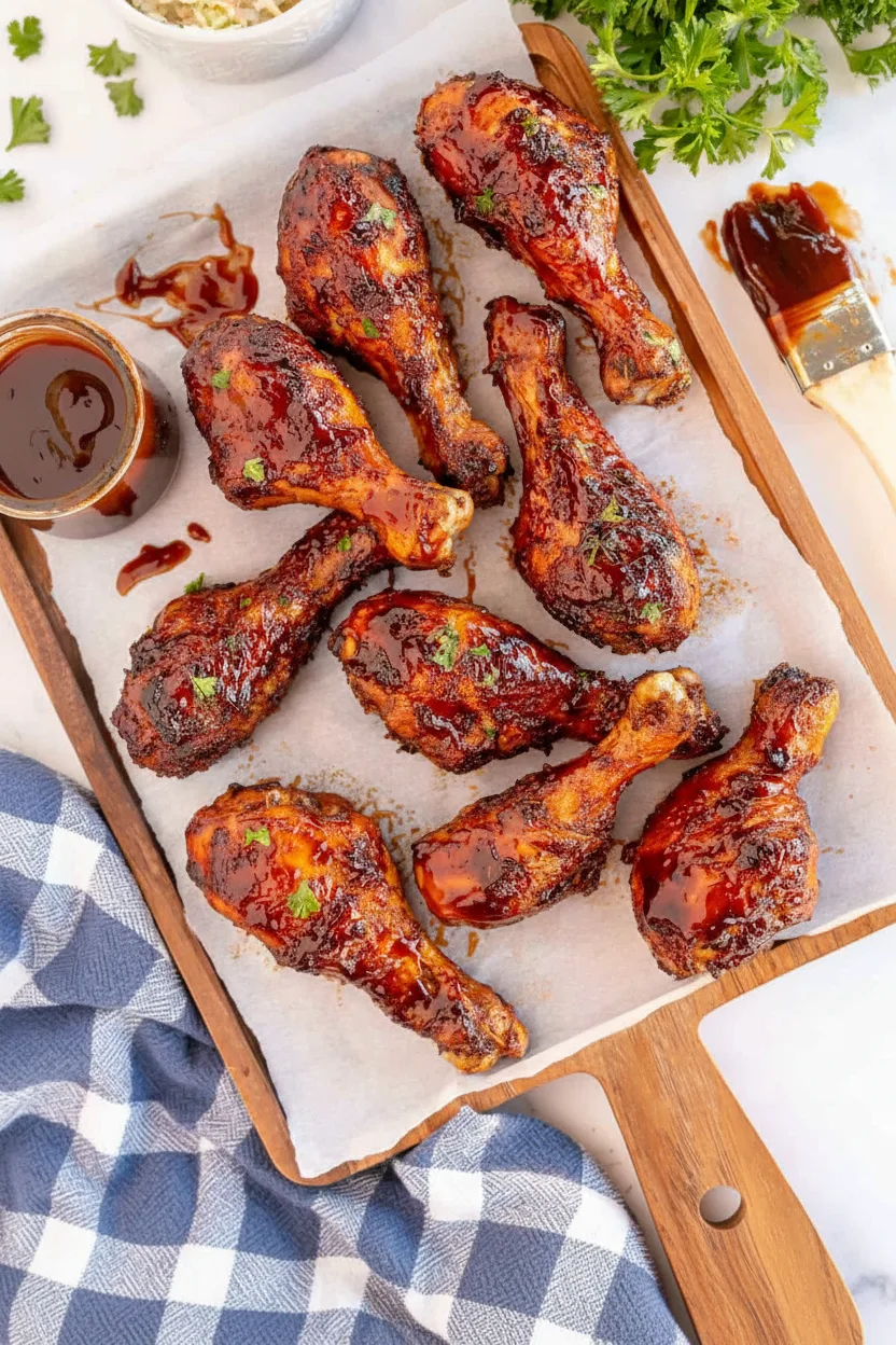 Air Fryer BBQ Chicken Drumsticks