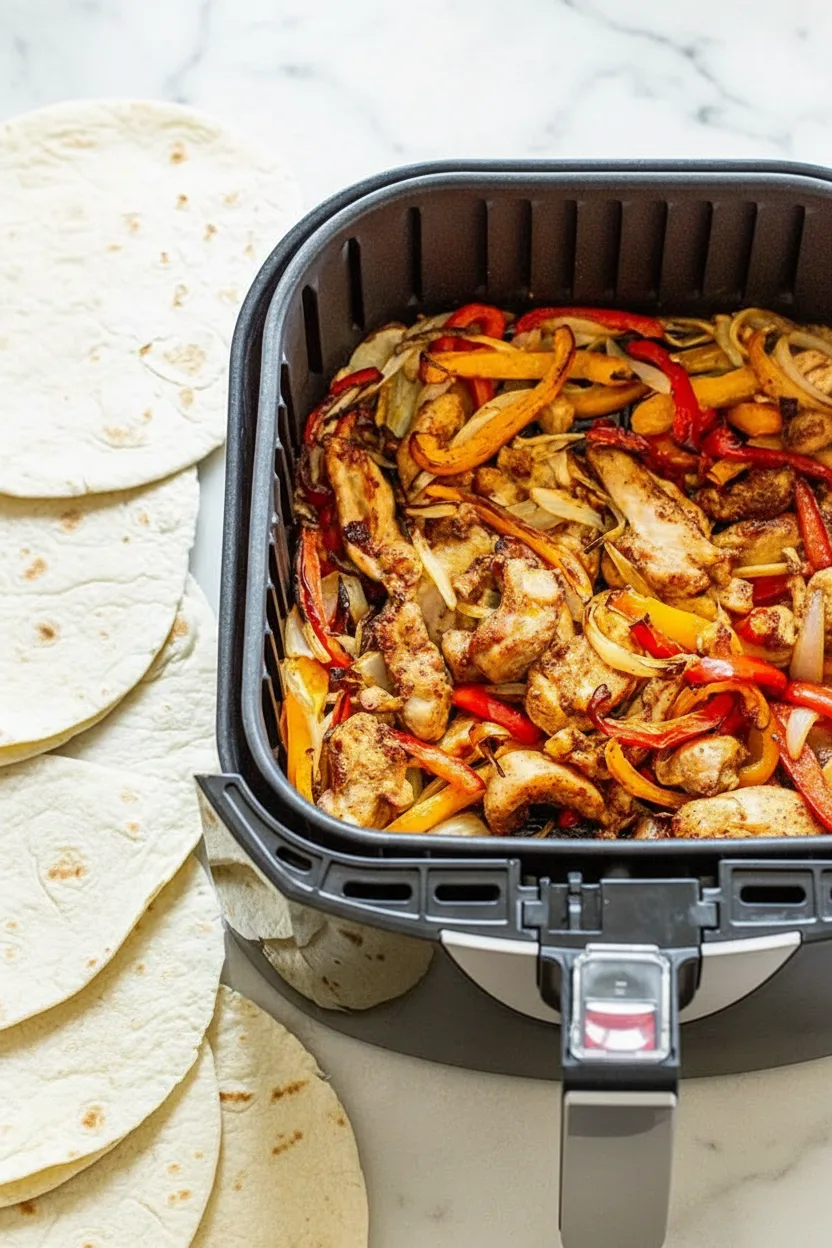 Air Fryer Chicken Fajitas