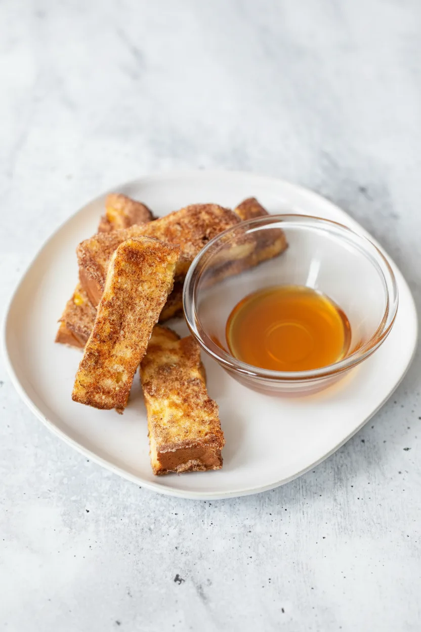 Air Fryer Cinnamon Sugar French Toast Sticks