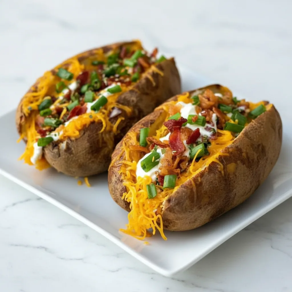 Air Fryer Loaded Potatoes