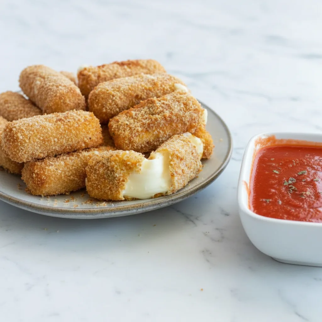 Air Fryer Mozzarella Sticks