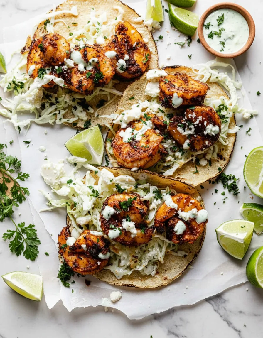 Air Fryer Shrimp Tacos