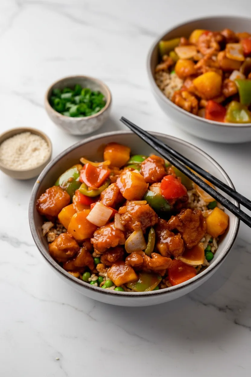 Air Fryer Sweet and Sour Chicken