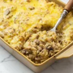 Cheesy Ground Beef and Rice Casserole
