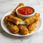 Crispy Homemade Air Fryer Mozzarella Sticks