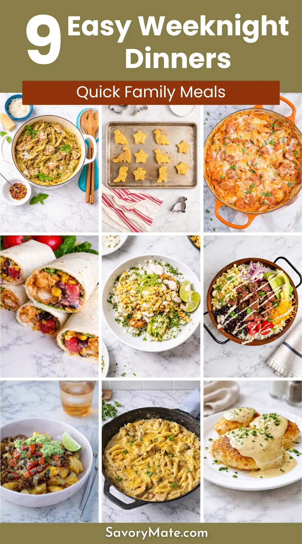 9 Easy Dinner Recipes for Busy Weeknights Everyone Loves