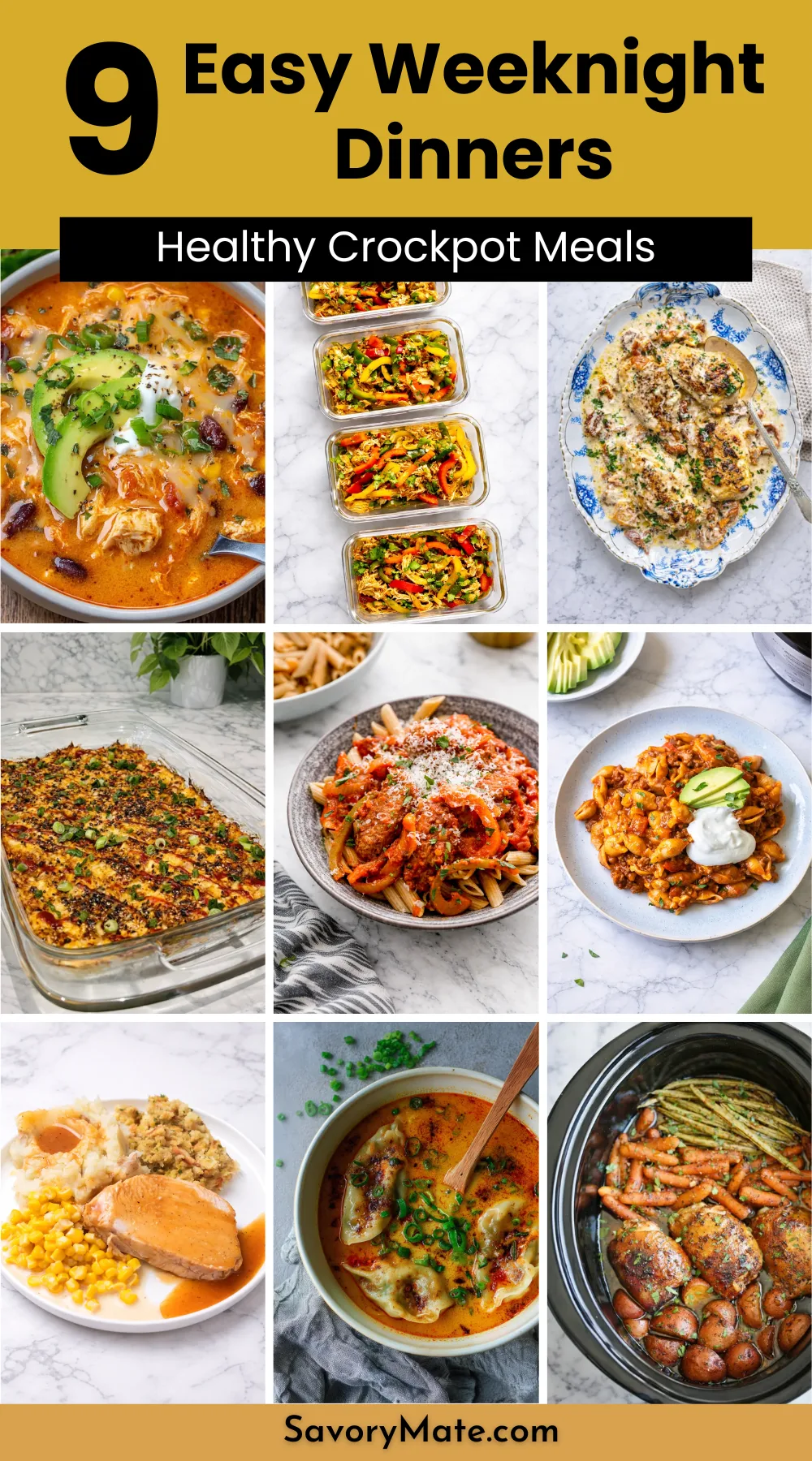 9 Easy Slow Cooker Recipes for Busy Weeknight Dinners