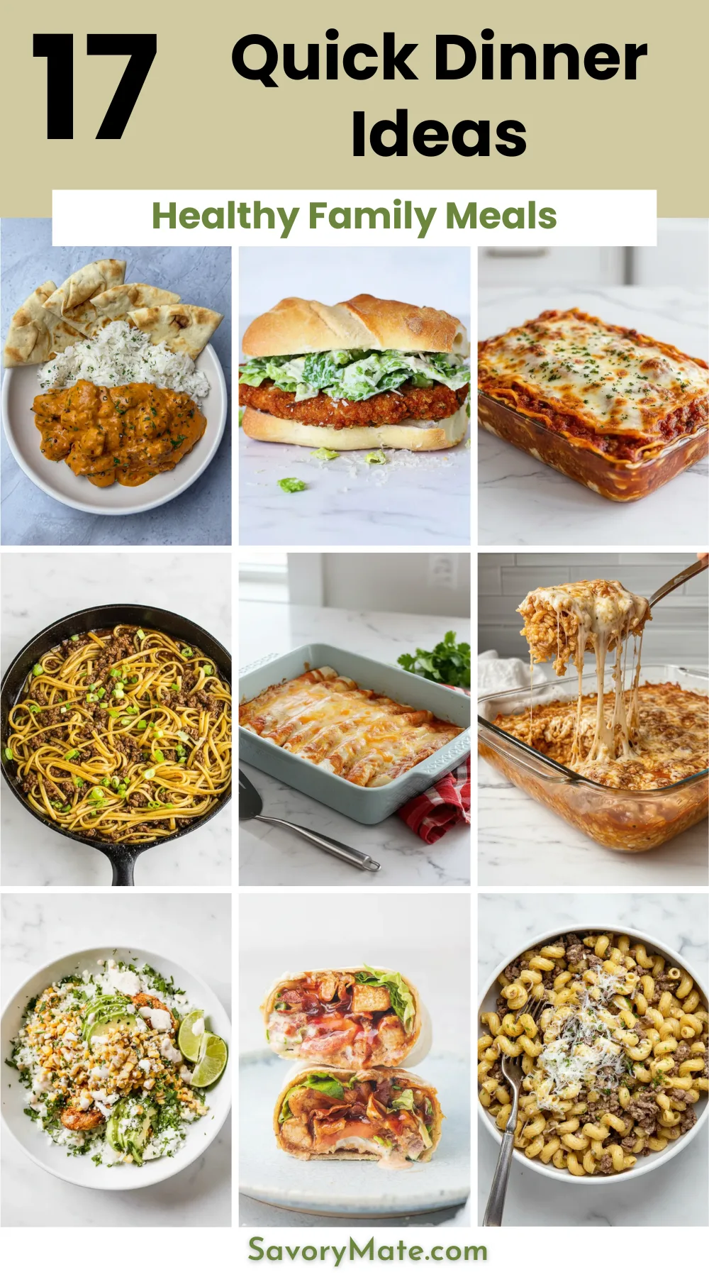 17 Easy Dinner Ideas for Quick Weeknight Meals