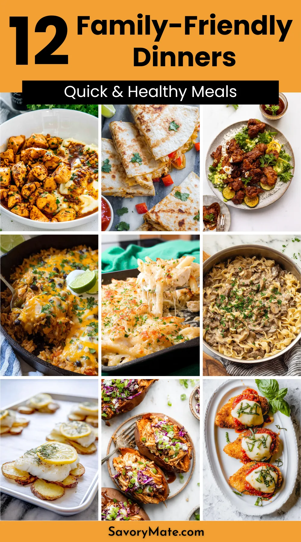 12 Tasty Dinner Ideas Your Whole Family Will Love
