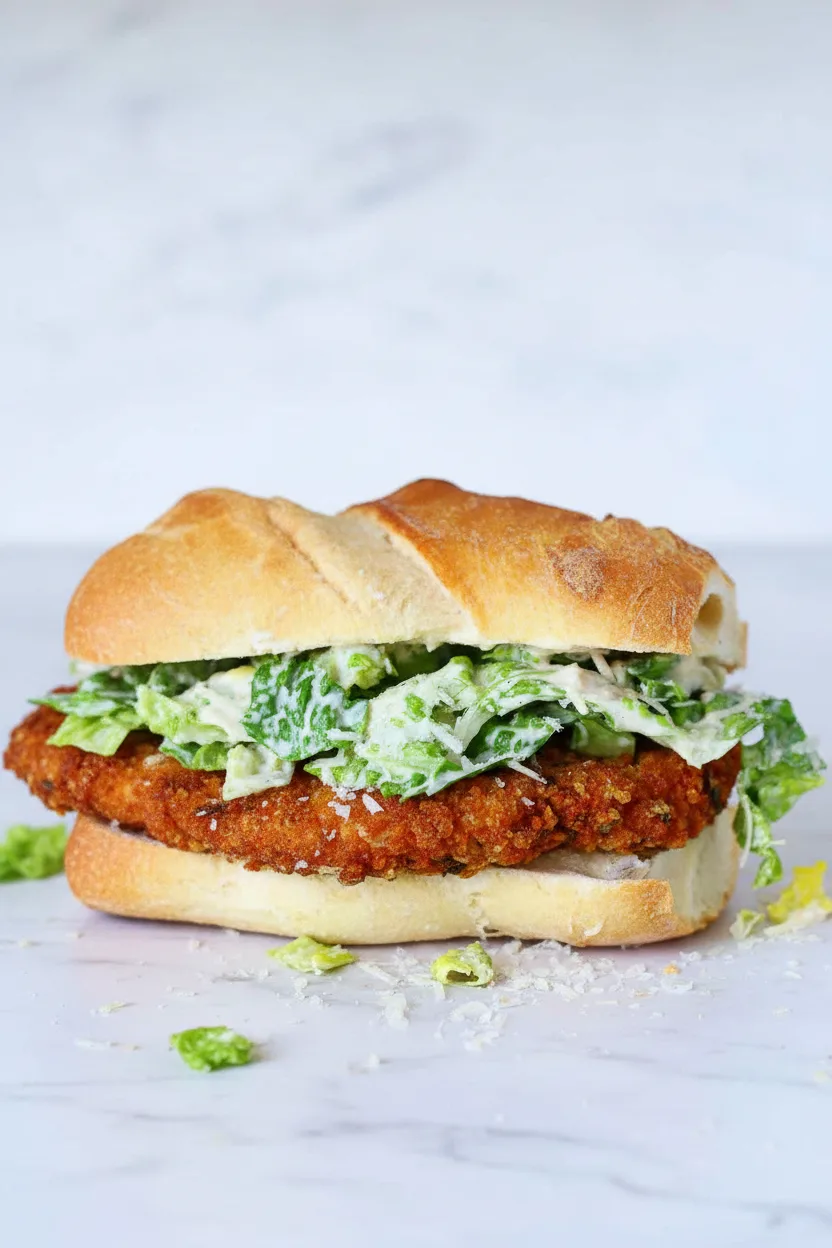 Crispy Chicken Caesar Sandwich
