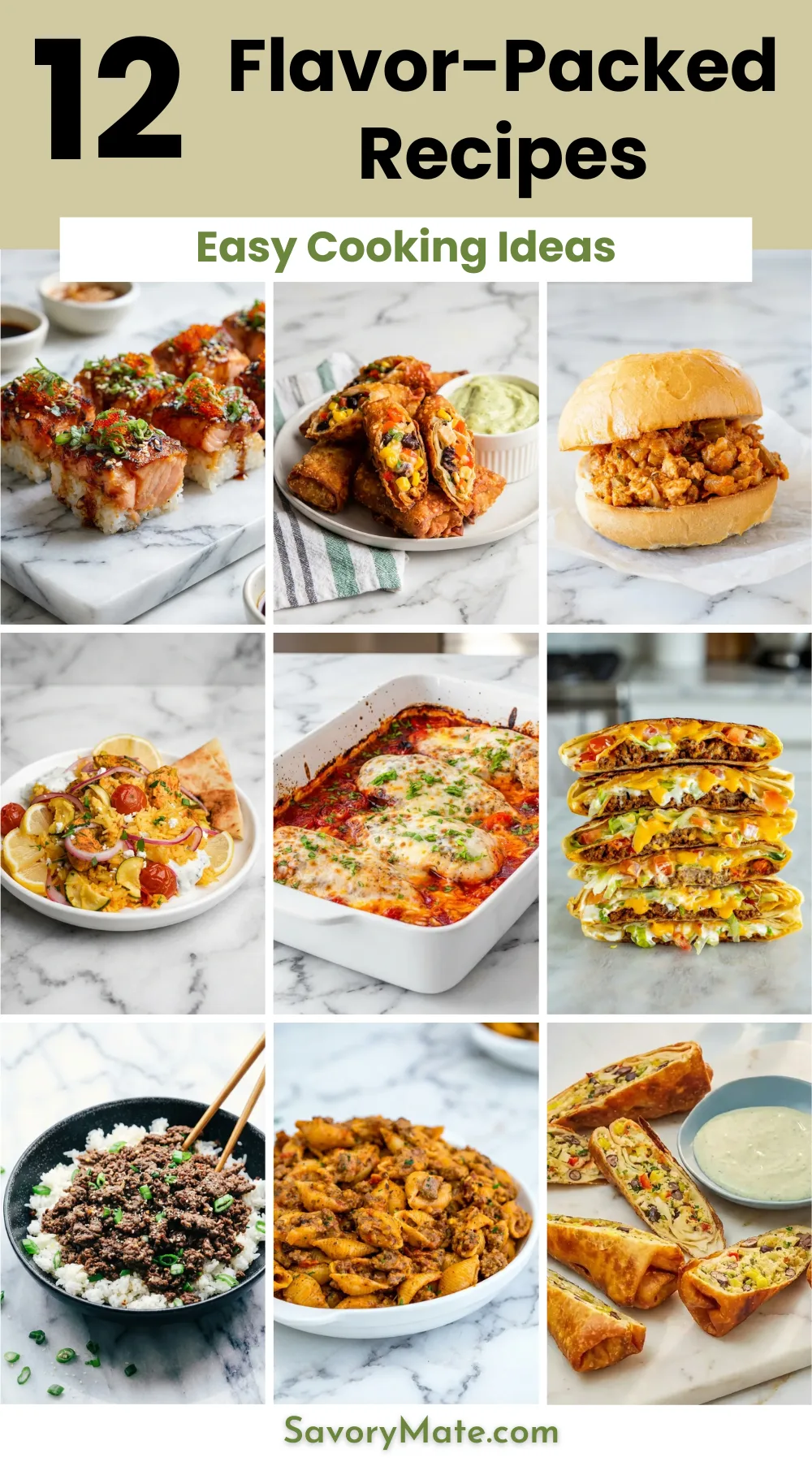 12 Flavor-Packed Recipe Ideas for Easy Meals