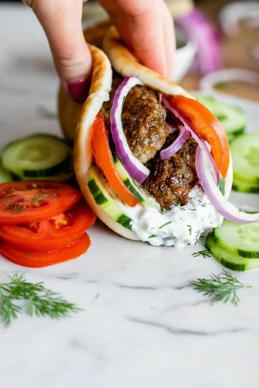 Greek Gyro with Homemade Gyro Meat