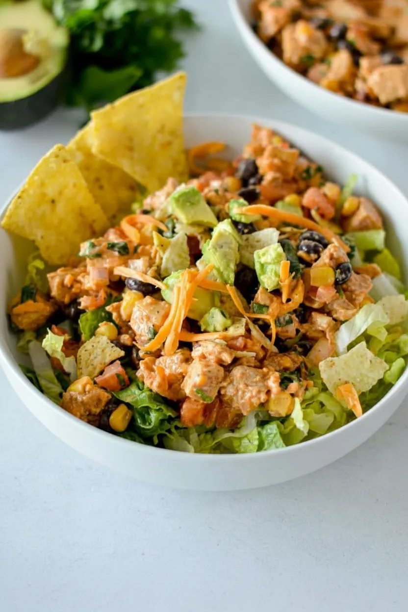 High Protein Southwest Chicken Salad