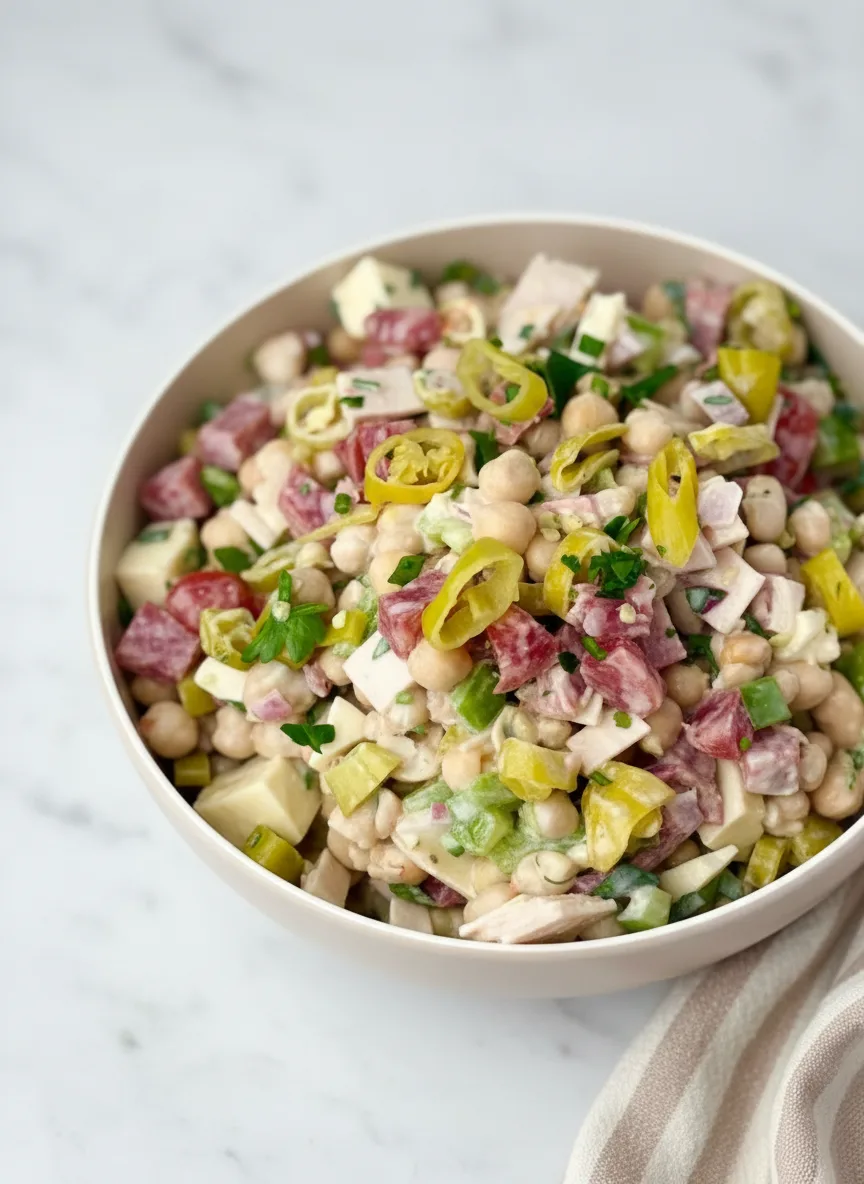 Italian Grinder Bean Salad (High-Protein & High-Fiber)