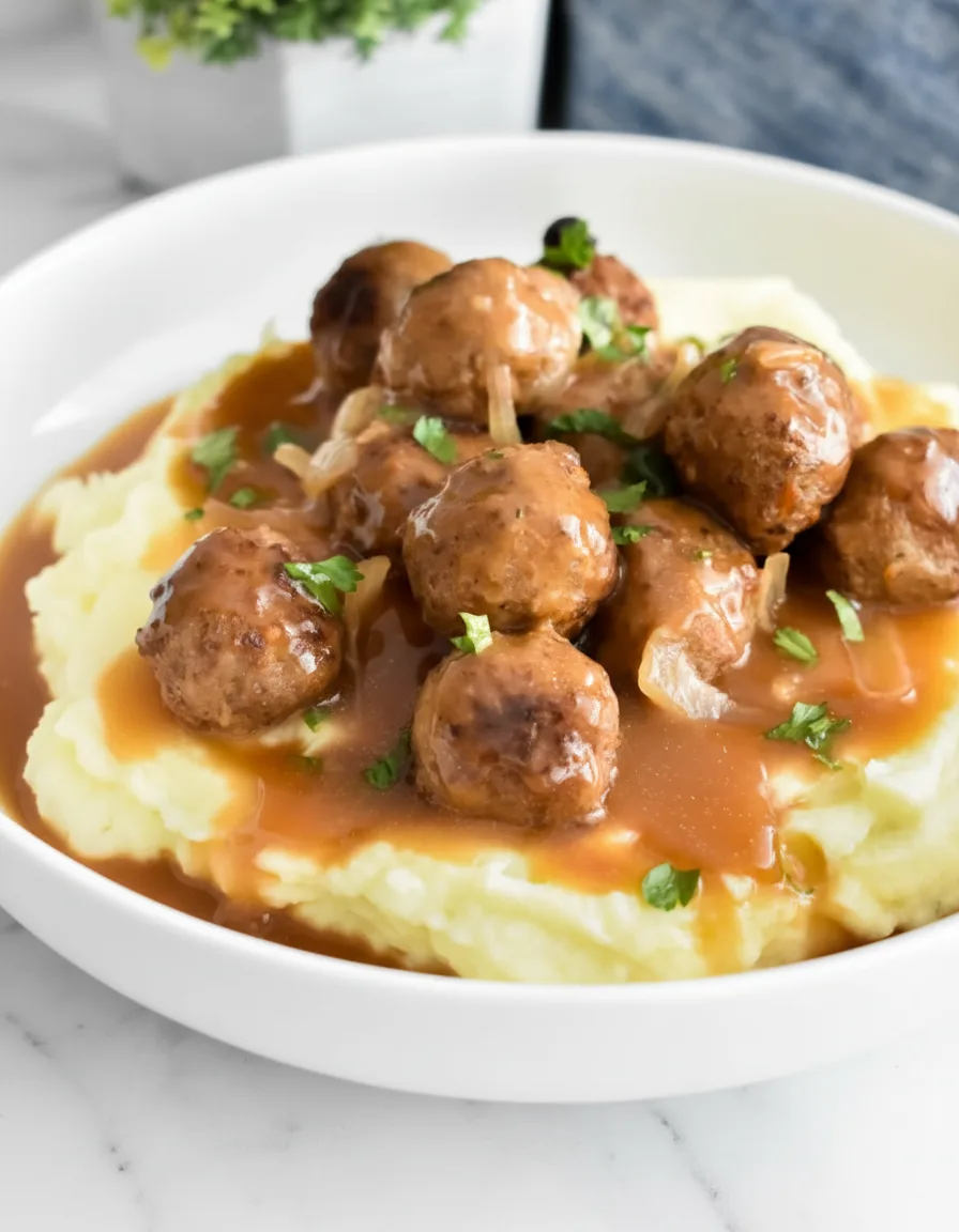 Salisbury Steak Meatballs