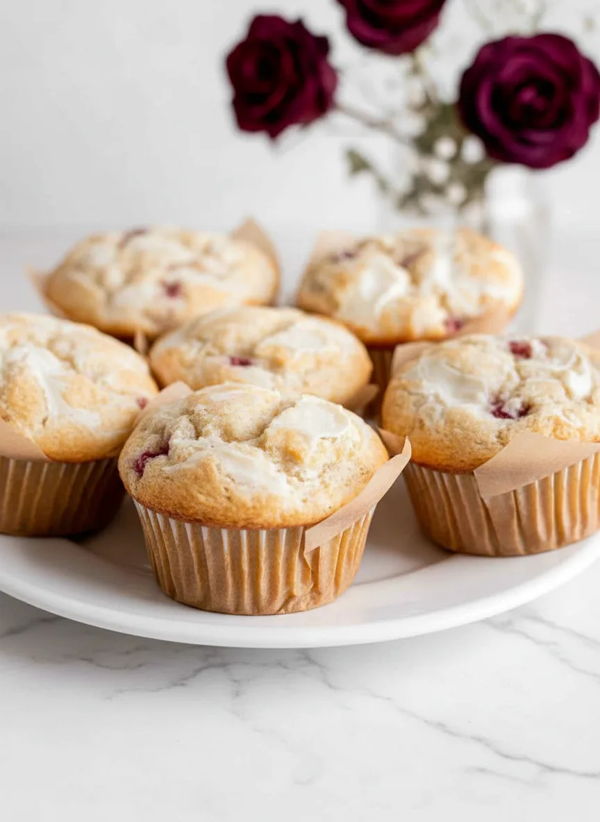 Strawberry Cream Cheese Muffins