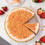 Strawberry Shortcake Freezer Pie