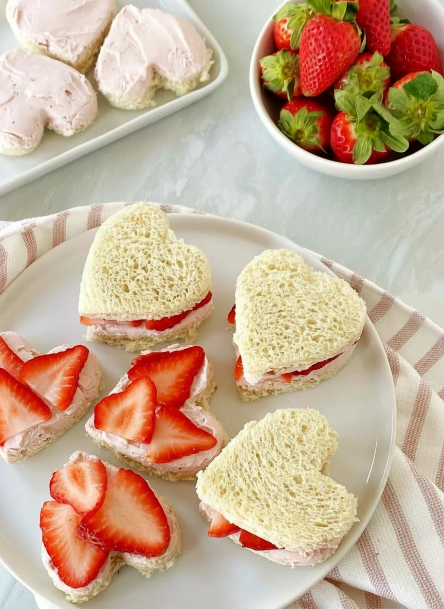Strawberry Tea Sandwiches