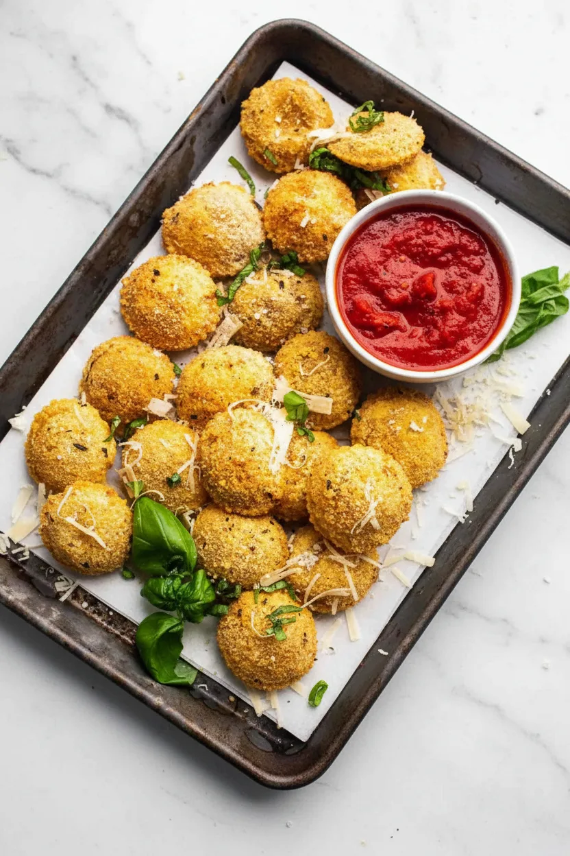 Toasted Ravioli in Air Fryer or Oven