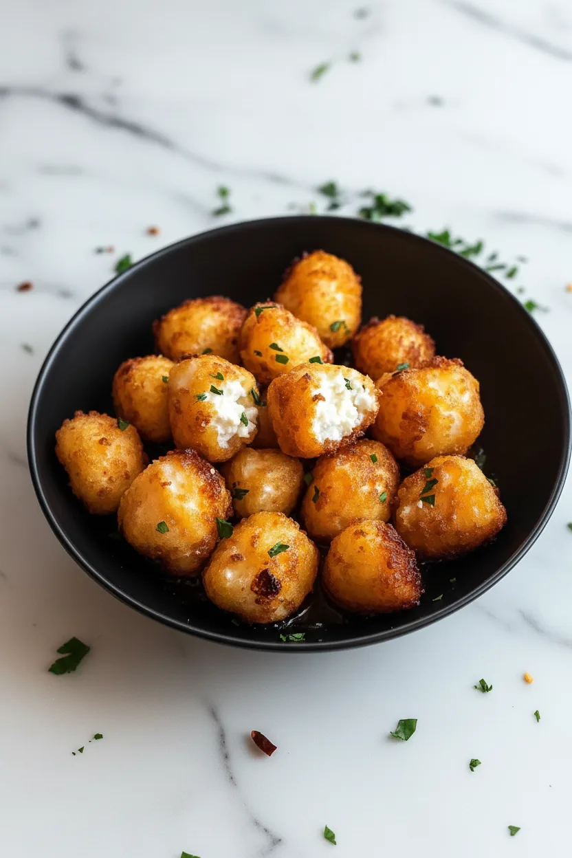 Two Ingredient Cottage Cheese Tots