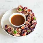 Baked Rice Paper Spring Rolls