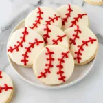 Baseball Sugar Cookies