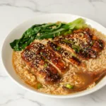 Caramelized Soy Chicken in Garlic Ginger Broth