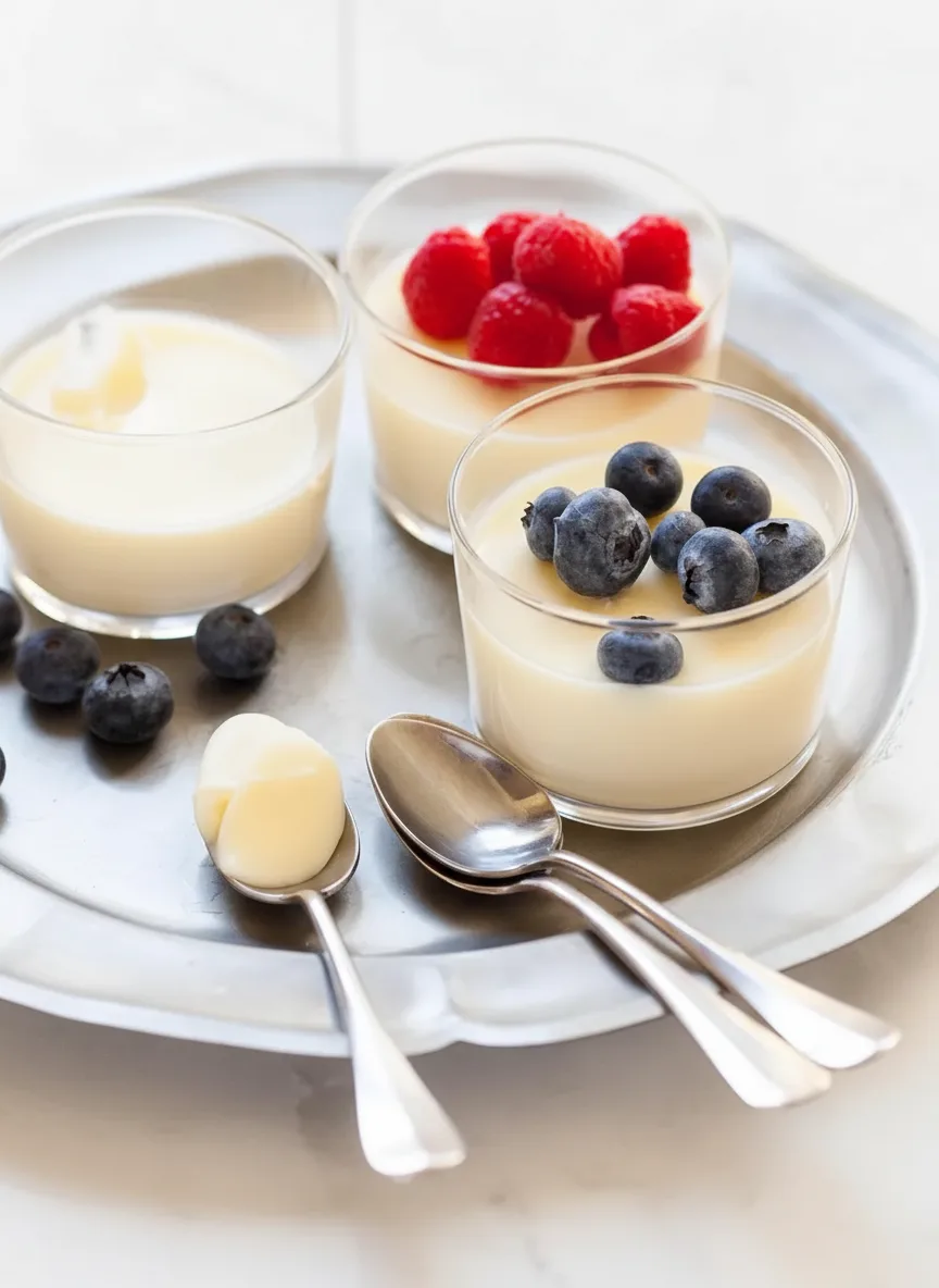 Creamy Lemon Pudding Dessert Cups