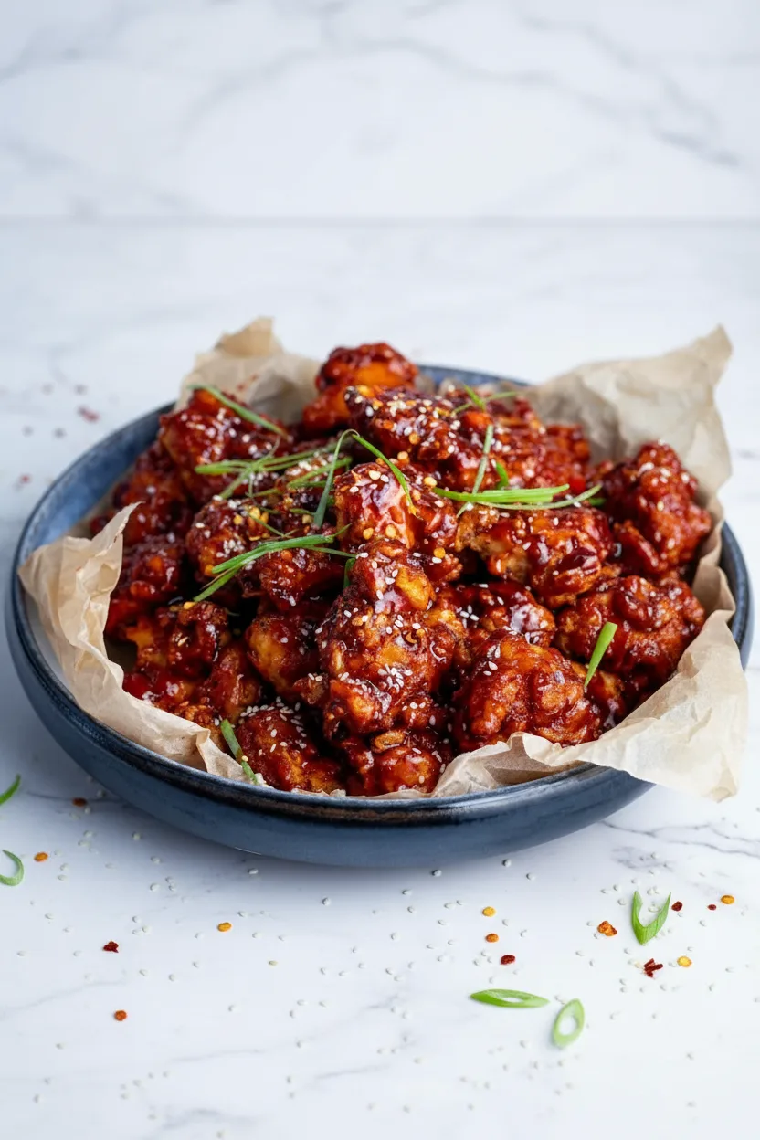 Crispy Korean Fried Chicken – Sweet & Spicy Glaze