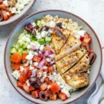 Greek Chicken Salad Bowl