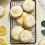 Lemon Glaze Butter Cookies