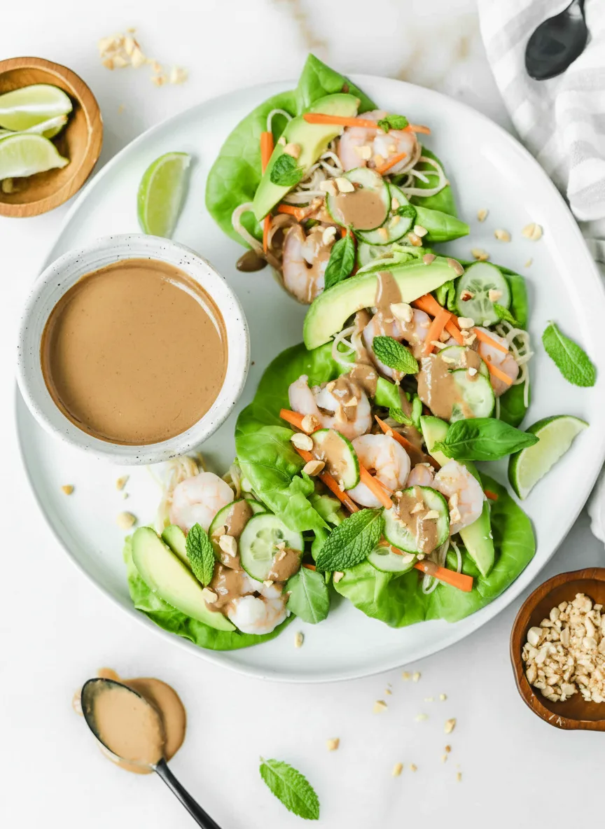 Lettuce Wrapped Spring Rolls