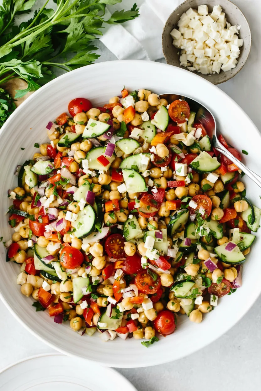 Mediterranean Chickpea Salad