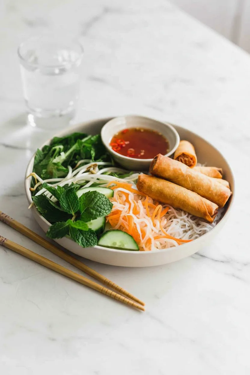 Vermicelli Noodle Spring Rolls
