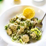 Zucchini Noodle Chicken Alfredo