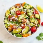 Cucumber Tomato Avocado Salad